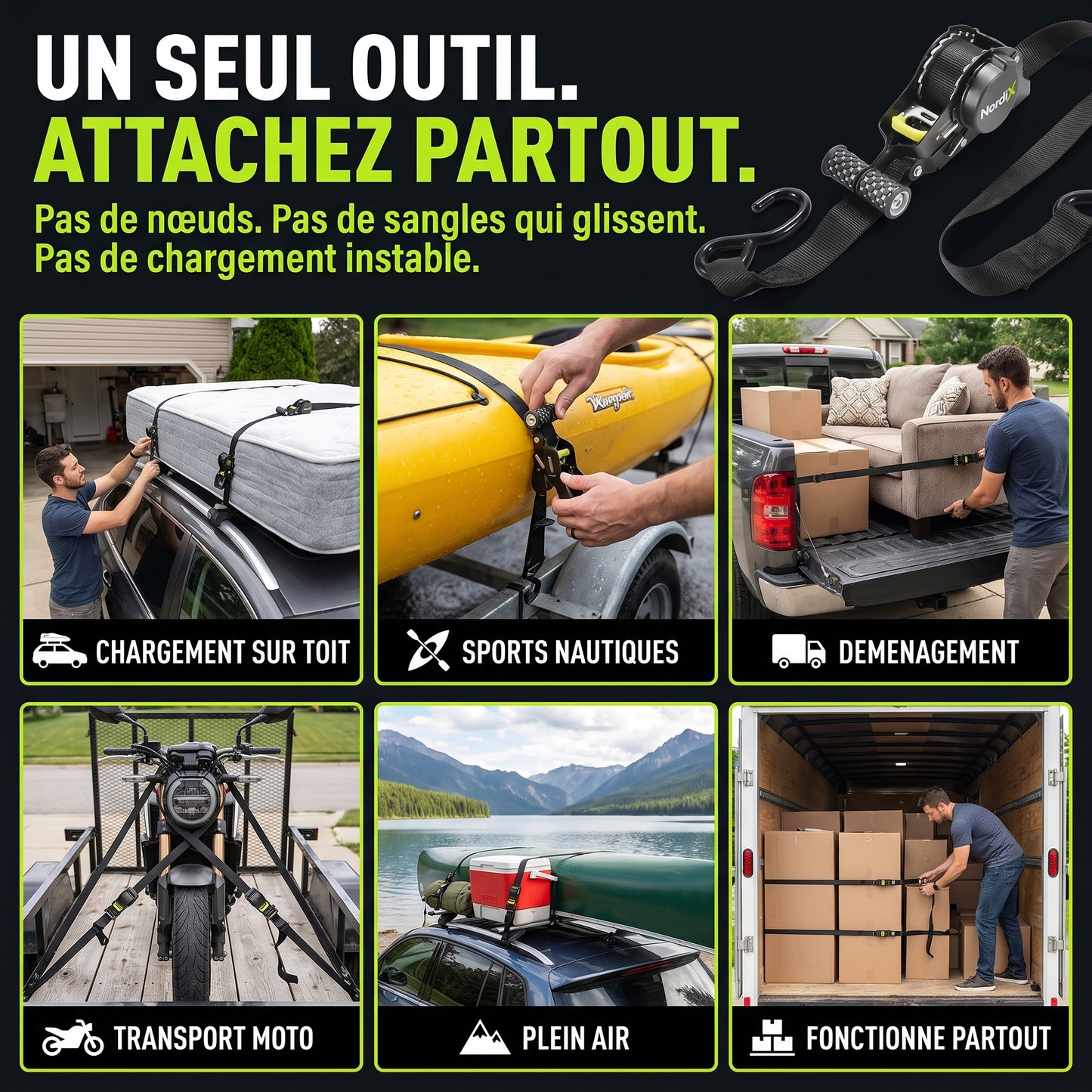 Straps Rétractables