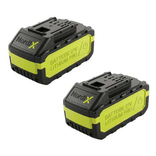 2 Batteries de rechange longue durée