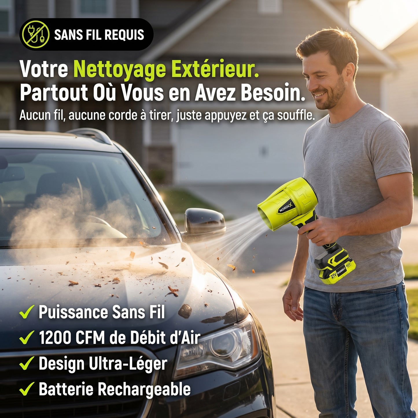Souffleur Turbo Jet Sans Fil