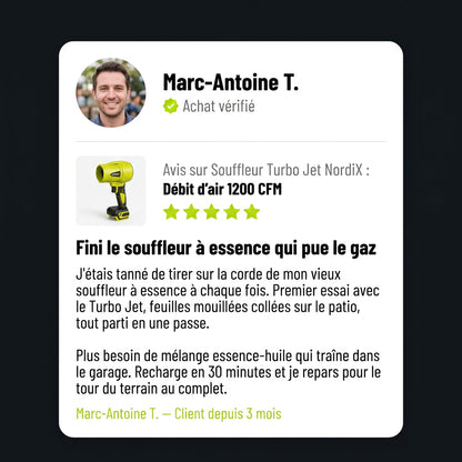 Souffleur Turbo Jet Sans Fil