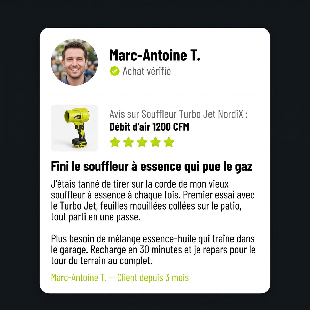 SOUFFLEUR TURBO JET NORDIX