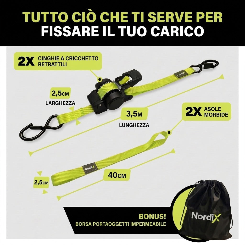 Cinghie Retrattili NordiX