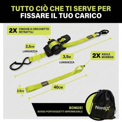Cinghie Retrattili NordiX